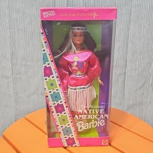 Barbie Doll 1994 Native American Dolls of the World 3rd‎ Edition 2699 Mattel NEW